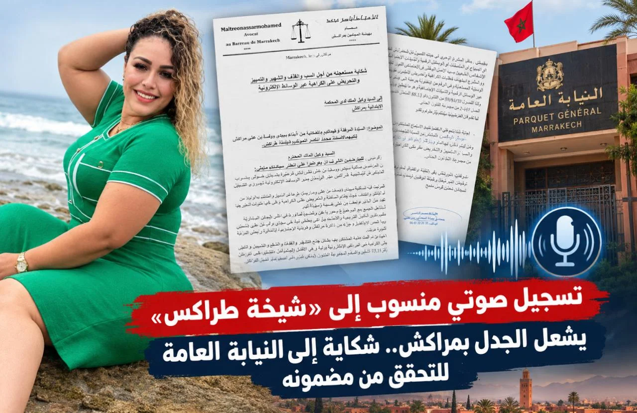 تسجيل صوتي منسوب إلى شيخة طراكس يشعل الجدل بمراكش.. شكاية إلى النيابة العامة للتحقق من مضمونه