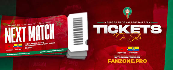 إقبال كبير على تذاكر مبارتي المنتخب المغربي أمام نظيريه البارغواياني والإكوادوري