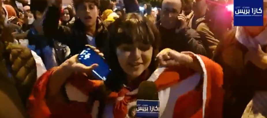 فنانة مغربية ببني ملال تشارك الملاليين الفرحة التي انتظرناها جميعا