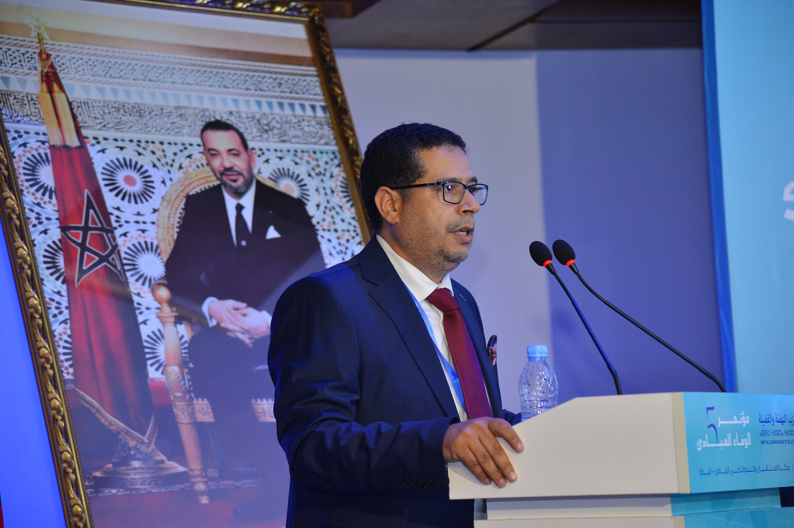 برقية ولاء وإخلاص مرفوعة إلى جلالة الملك من محمد كفيل الأمين العام لحزب النهضة والفضيلة