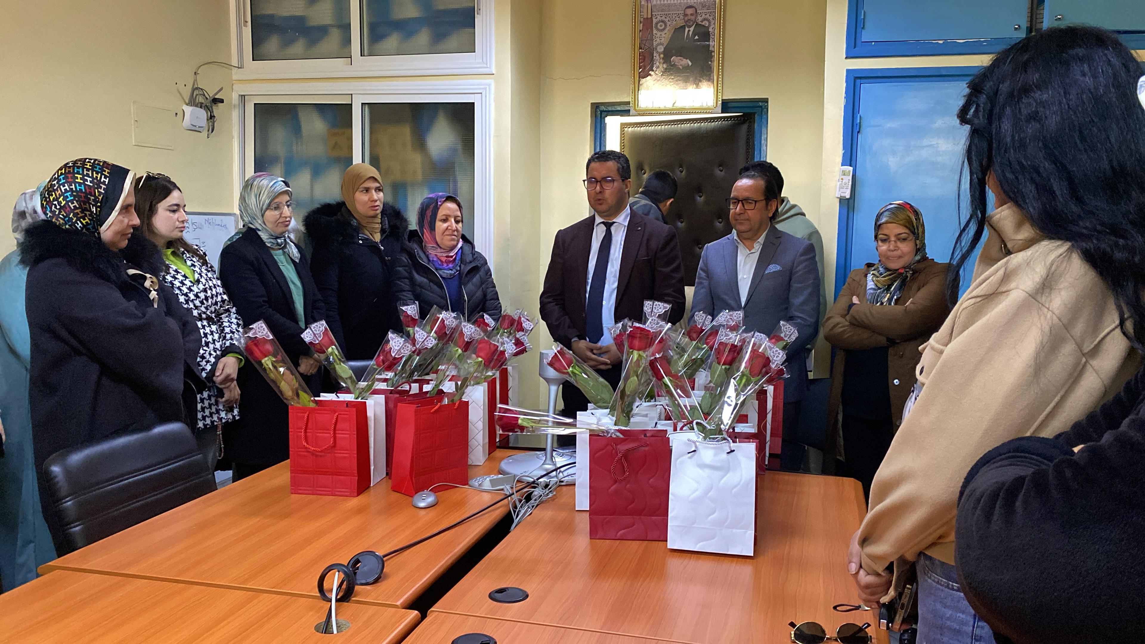 المديرية الجهوية للصحة بني ملال خنيفرة تحتفي  بالنساء الموظفات بالمديرية