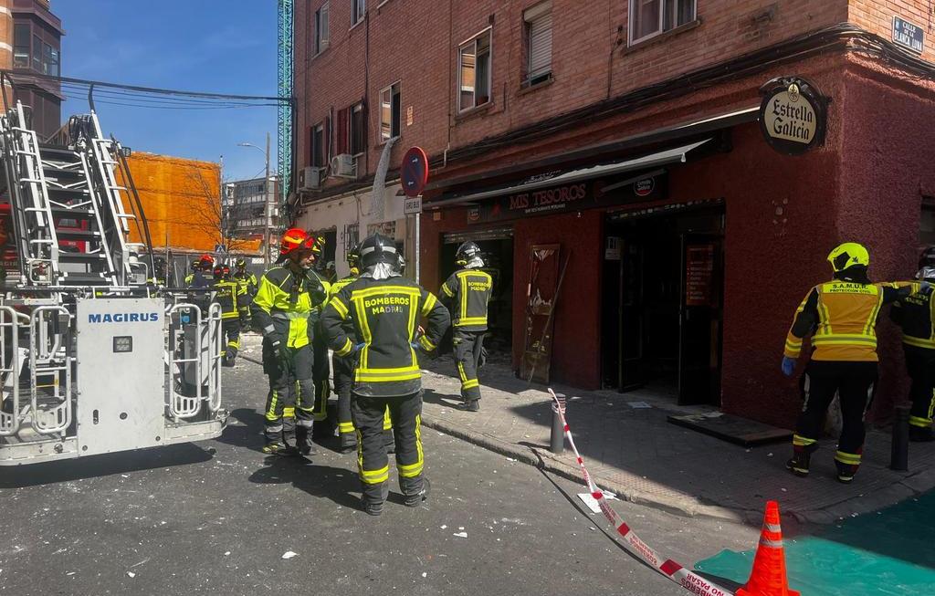 إصابة أزيد من 20 شخصا إثر انفجار في حانة بمدريد