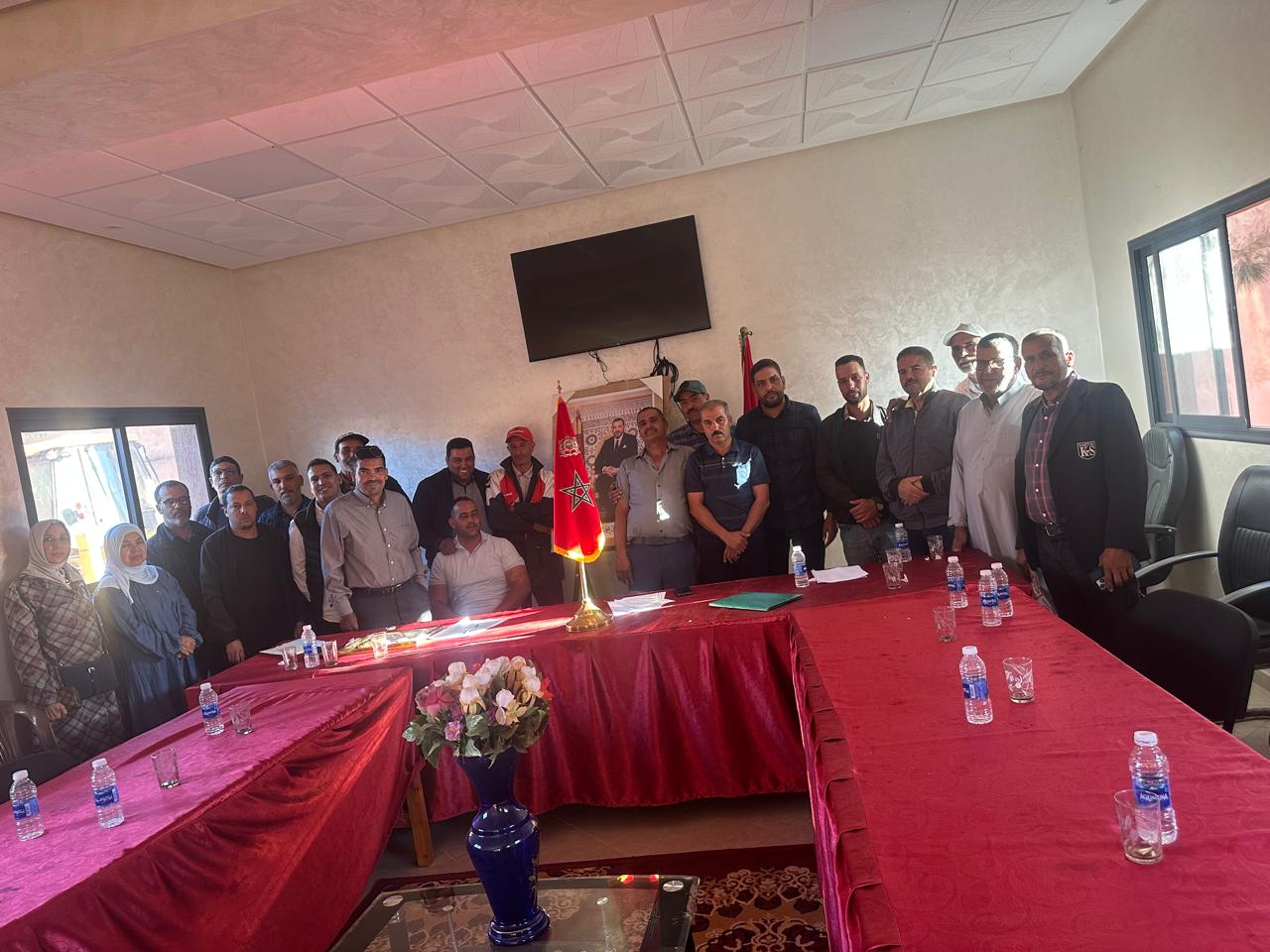 تجديد مكتب الفضاء الجمعوي لجماعة ايت سيدي داود.