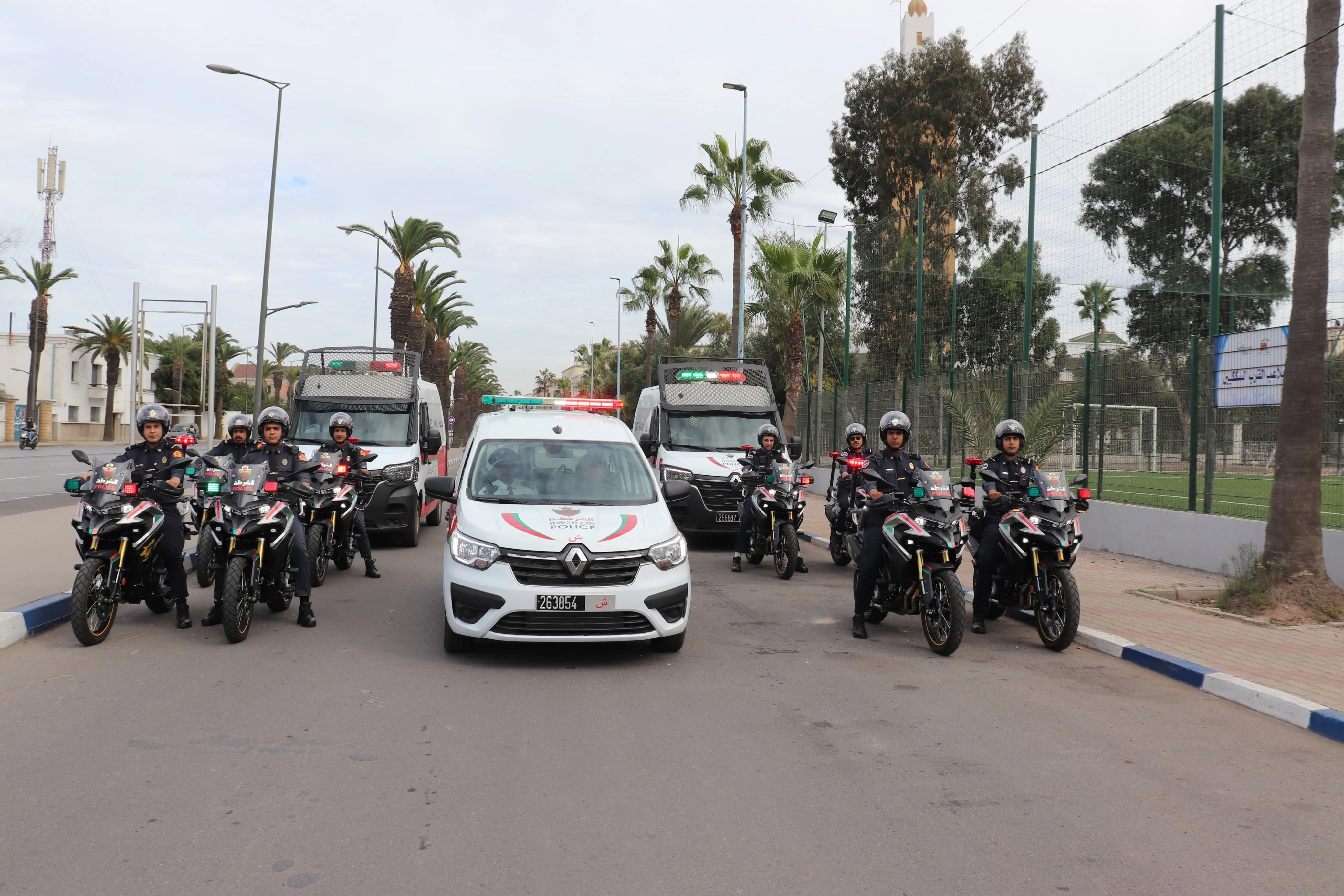 أمن الدار البيضاء يتعزز بوحدة متنقلة جديدة لشرطة النجدة بعين السبع الحي المحمدي.
