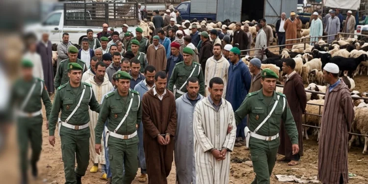 العروي. توقيف 9 سماسرة بسوق بني وكيل بعد التلاعب بأسعار الأضاحي_صورة تعبيرية