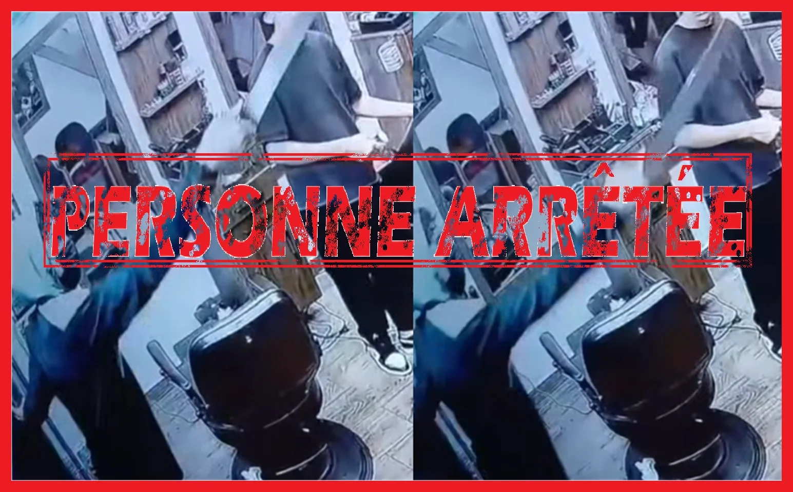 أمن عين الشق يوقف قاصرا هدد سلامة المواطنين داخل محل تجاري