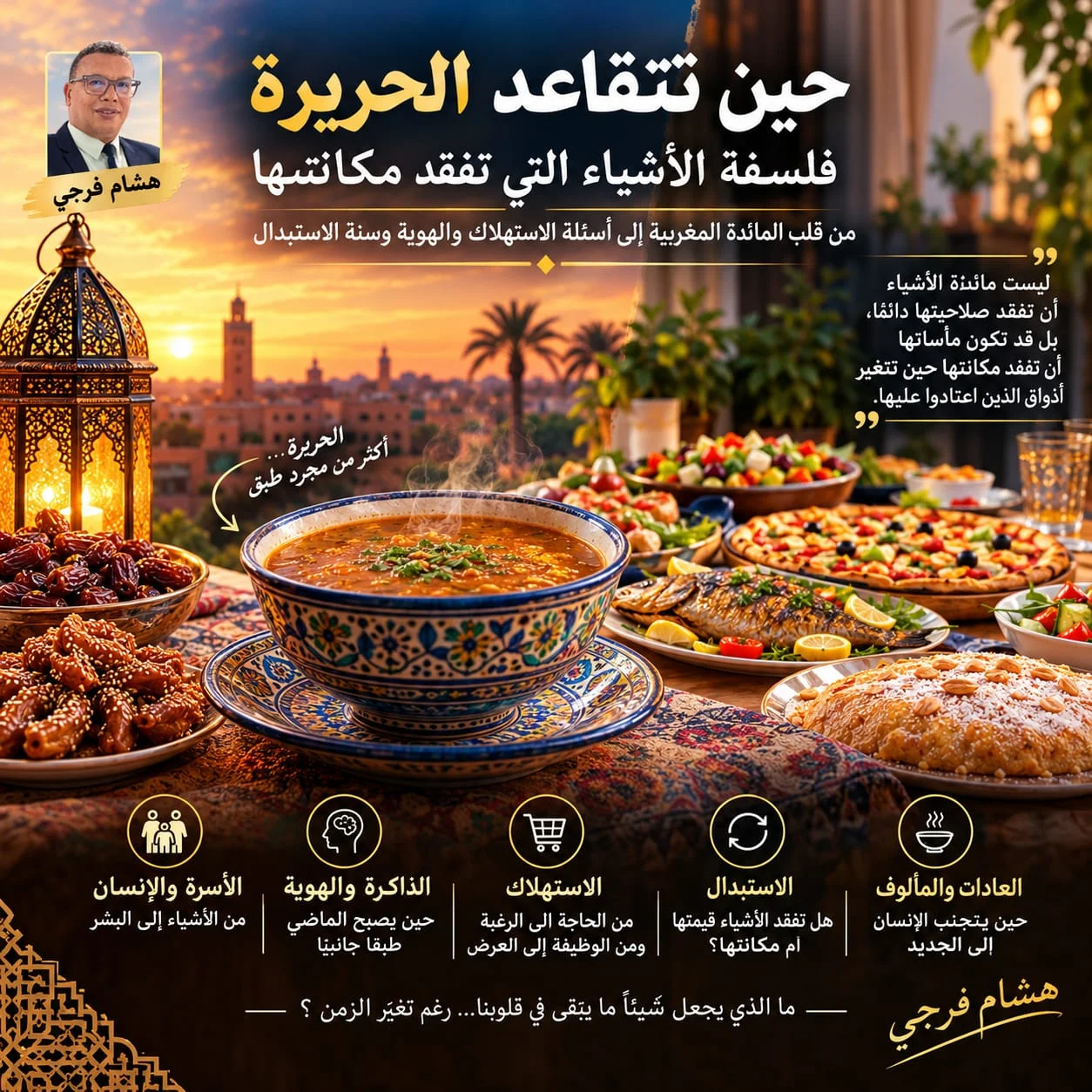 حين تتقاعد الحريرة: فلسفة الأشياء التي تفقد مكانتها  من قلب المائدة المغربية إلى أسئلة الاستهلاك والهوية وسُنّة الاستبدال